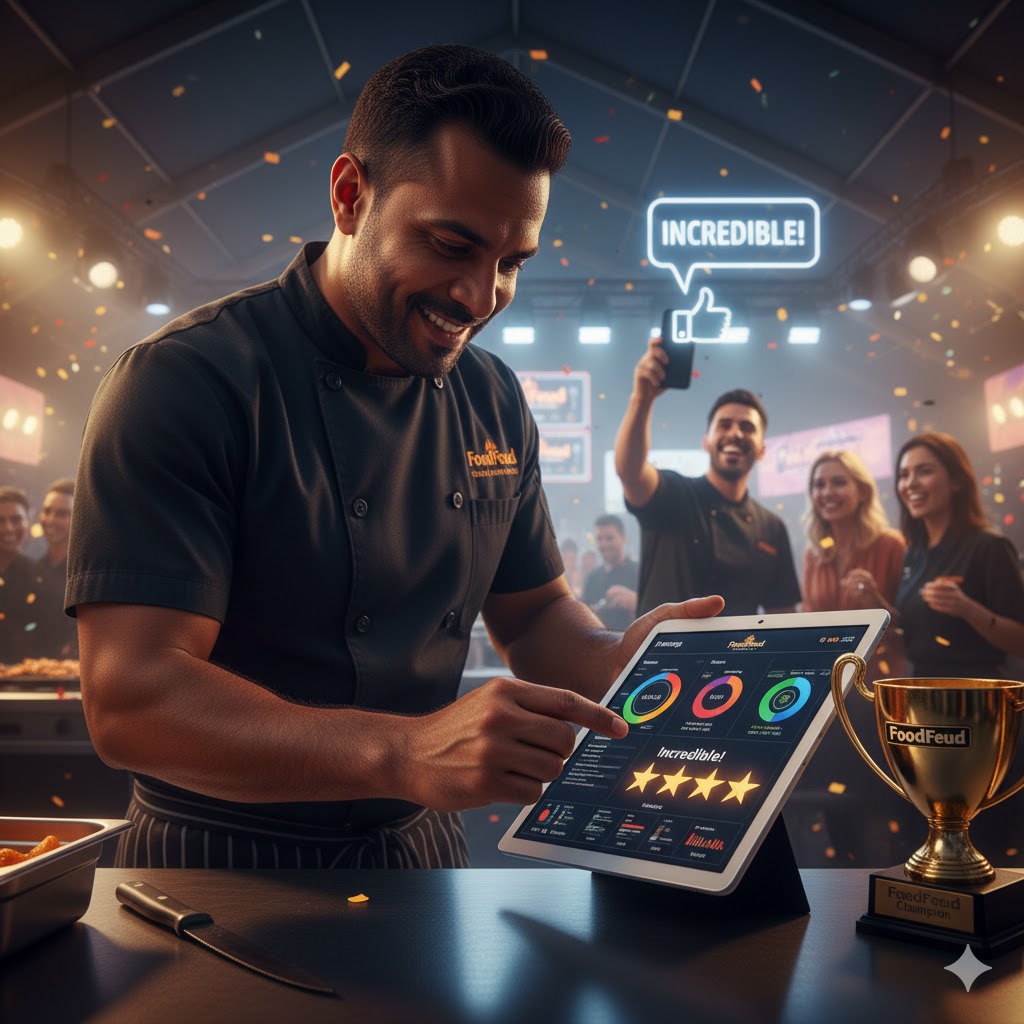 A graphic of charts and data showing customer feedback and insights.